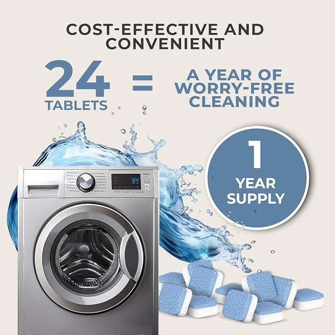 Washing Machine Cleaner Tablets – Deep Clean Washer Descale, Laundry Tub - Image 7