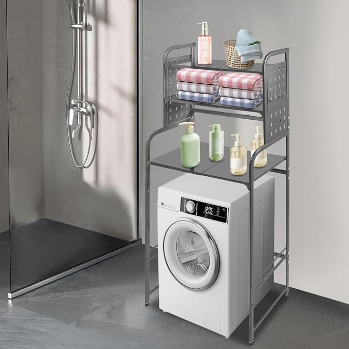 Over Washer and Dryer Shelves, Heavy Duty Laundry Room Storage Organization - Image 2