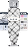 oleaf Ironing Board with Cover and Thicken Pad 43 x 13 Height Adjustable Full by oleaf