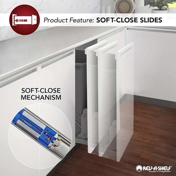 REV-A-SHELF Steel Wire Pullout Hamper - Image 6