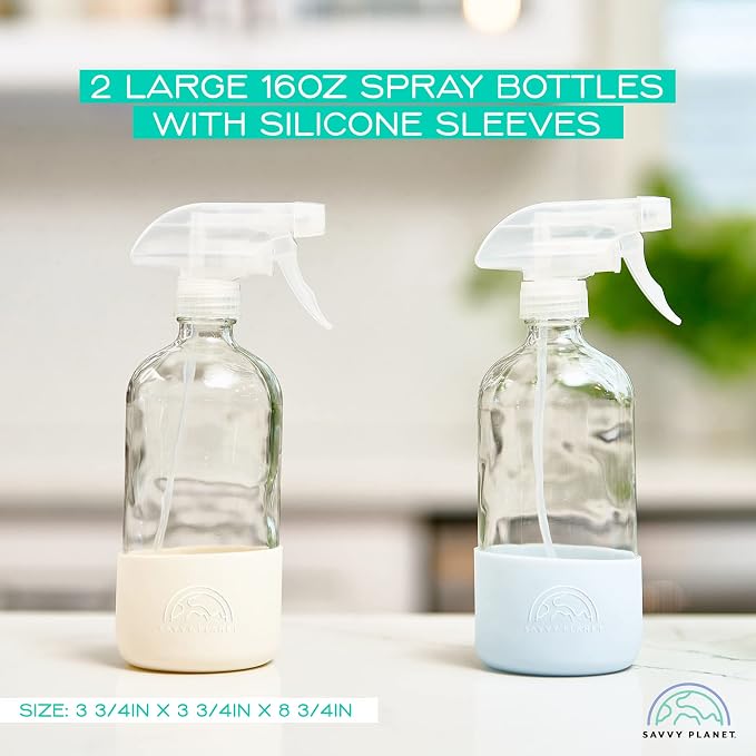SAVVY PLANET - Glass Spray Bottles - Image 2