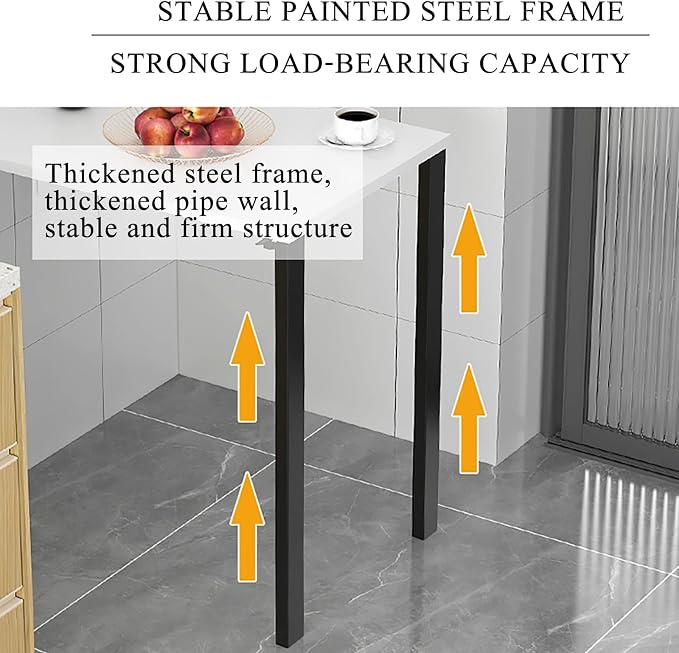 Fold Down Work Table, Wall Mounted Folding Table, Wall Collapsible Desk - Image 7