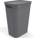 Rotho, Laundry collector 50 l, Plastic BPA-free, anthracite by Rotho