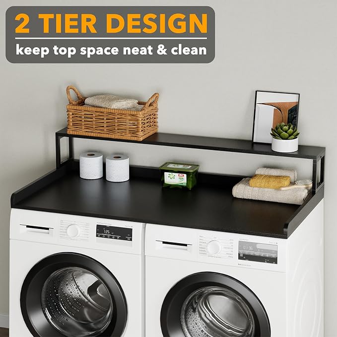 SpaceAid 2-Tier Washer Dryer Countertop, Laundry Topper - Image 5