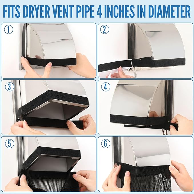 3Pcs Dryer Vent Lint Catcher Bags, Lint Bag Catcher - Image 3