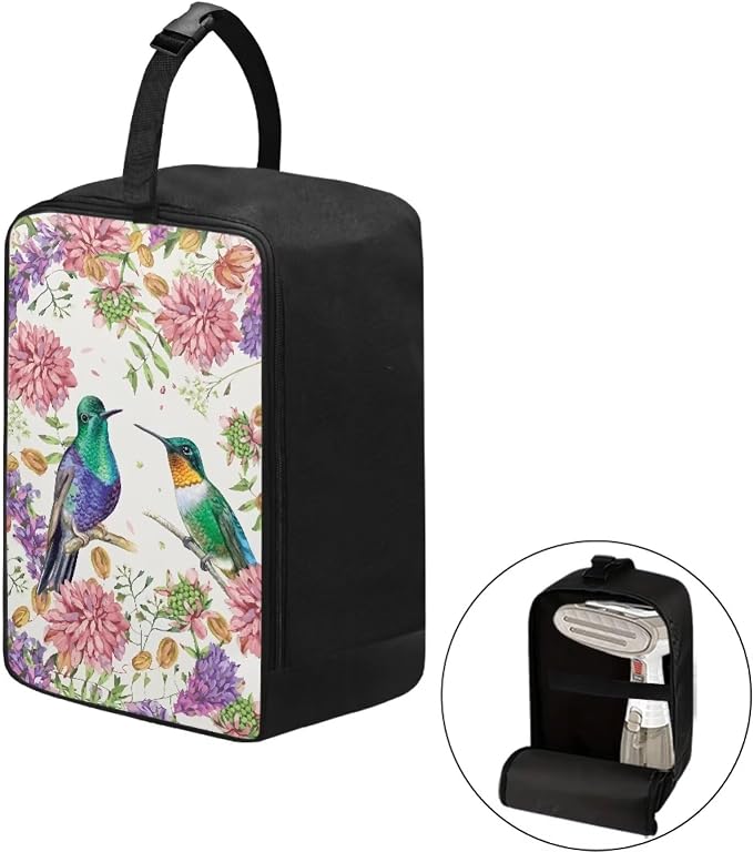 Floral Hummingbird Travel Iron Storage Bag - Image 2