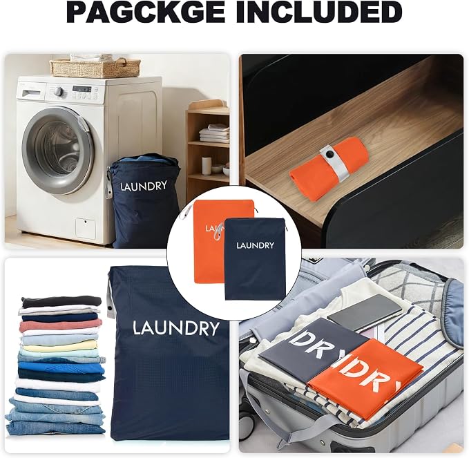 CARGEN 2 Pack Travel Laundry Bag - Image 5