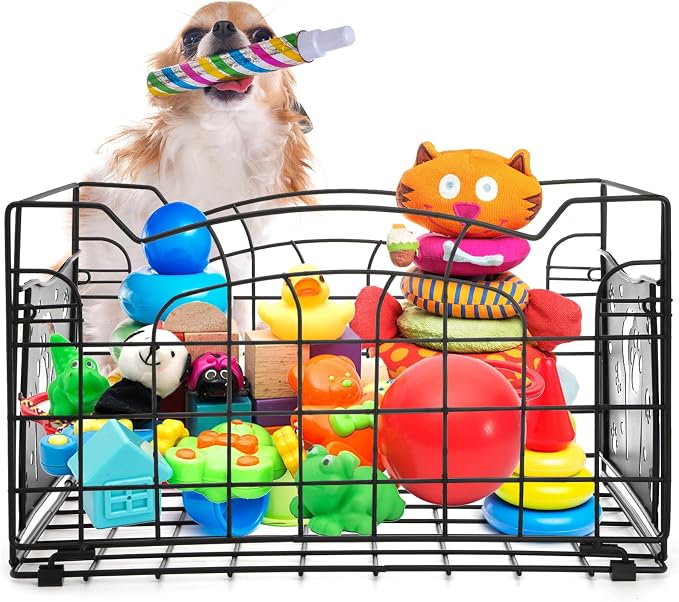 14" Large Wire Baskets for Organizing, Metal Open Storage Bin - Image 8