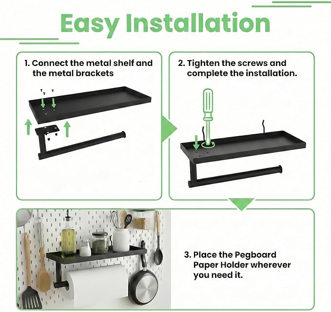 Pegboard Paper Towel Holder - Image 6