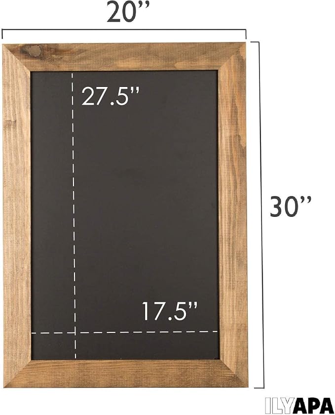 Ilyapa Rustic Wooden Magnetic Kitchen Chalkboard Sign - Image 2