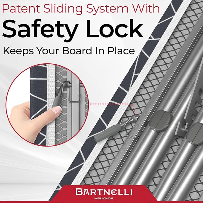 Bartnelli Ironing Board | Space-Saving and Ultimate Iron Board Experience 13x43 - Image 6