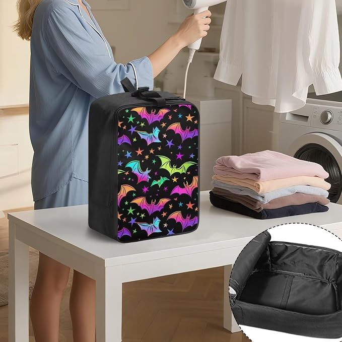 Colorful Bat Portable Steamer Storage Bag Lightweight Irons Carrying Case - Image 3