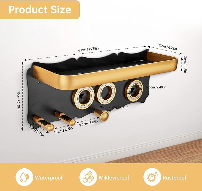 Hair Dryer Holder Wall Mounted - Image 4