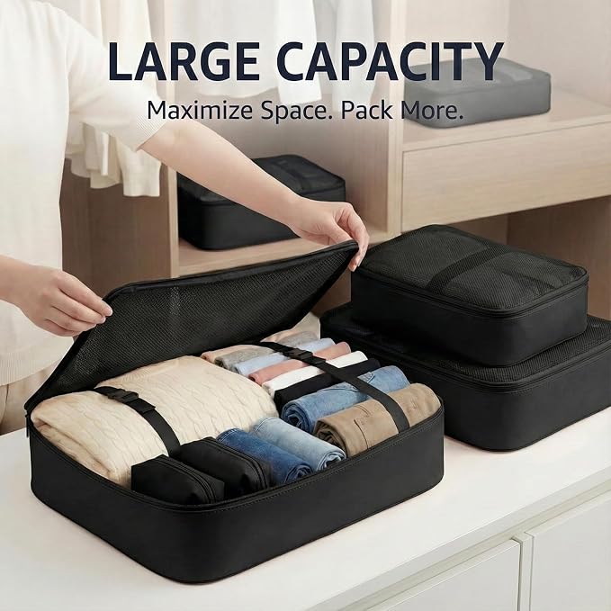 8 Set Packing Cubes for Travel - Image 5