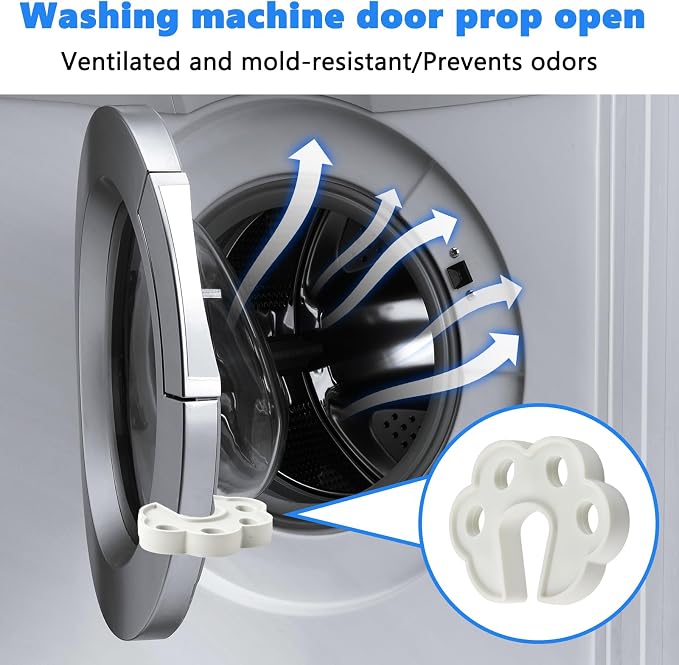 2 Pack Washing Machine Door Prop Open Front Load Washer Door Prop Dryer Door - Image 3