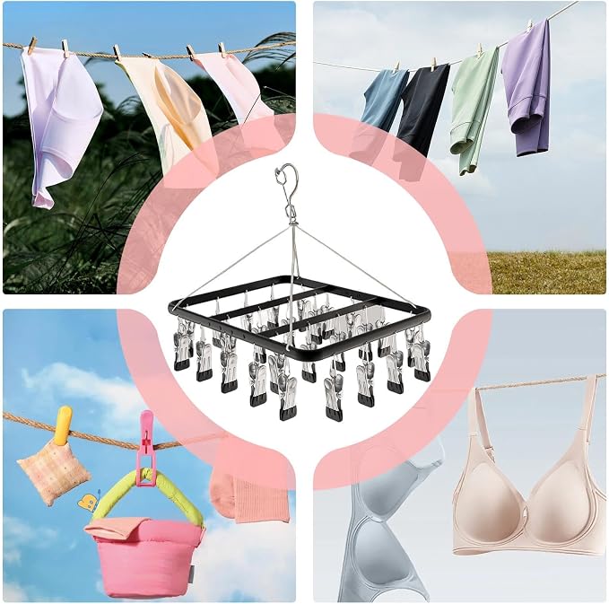 Windproof Clothes Hanger, Strong Load Rack, 20 Inch Hanger - Image 5