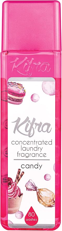 KIFRA CANDY Concentrated Laundry Fragrance 6.76 Fl Oz 200ml 80 Washing Cycles by KIFRA