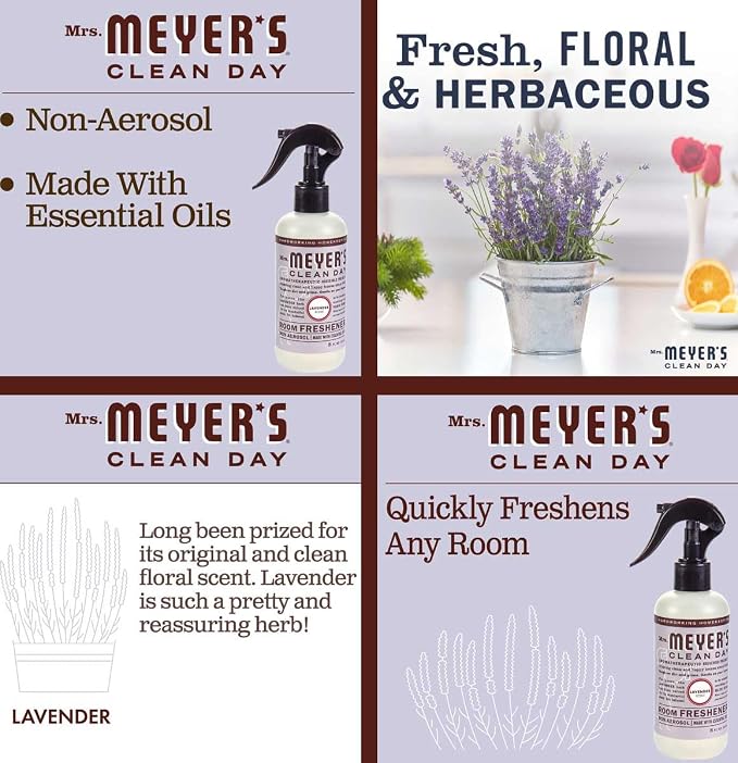 Mrs. Meyer's Clean Day Room Freshener, Lavender 8 Fl Oz - Image 5