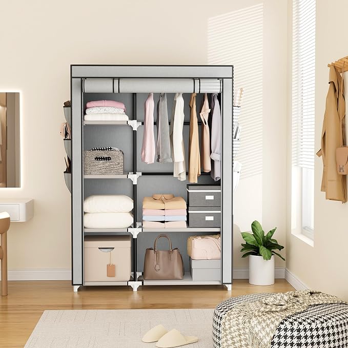 VTRIN Wardrobe Closet, 41.7 Inch Wide Portable Closets - Image 2