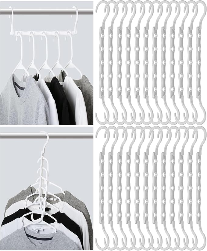 Mr. Pen- Space Saving Hangers for Clothes, Bulk Plastic Multi Clothes Hangers by MrPen