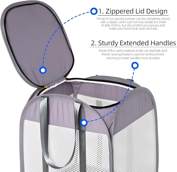 1.5 Loads, Pop-up Laundry Hamper - Image 5