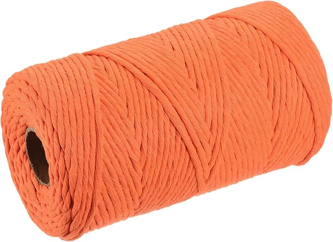 MECCANIXITY Cotton Rope Twisted Braided Twisted Single Strand Cord, Plant Hanger by MECCANIXITY