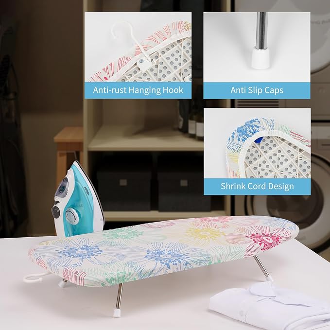 Tabletop Ironing Board 12"x29" – Portable Folding Ironing Board - Image 4