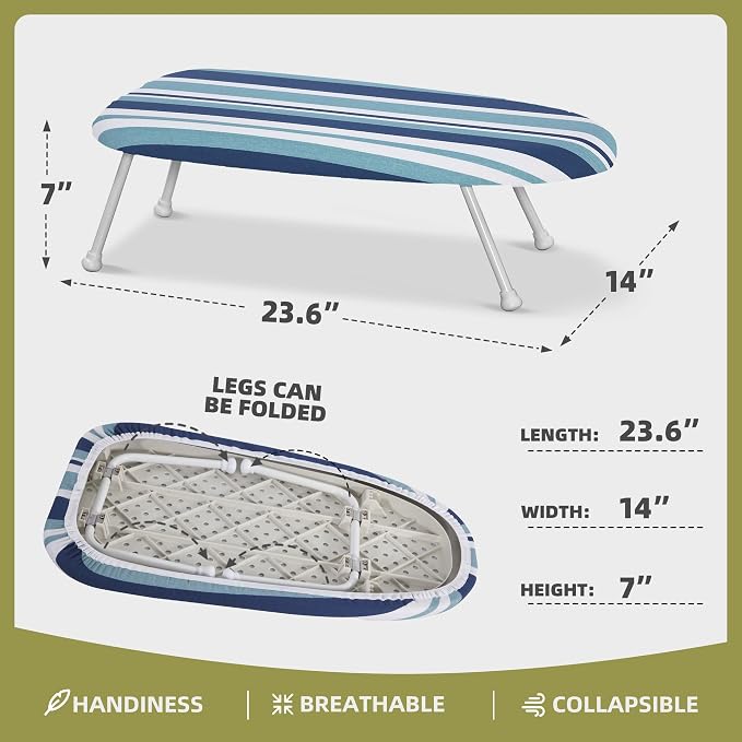 24x14in Tabletop Mini Ironing Board - Image 5