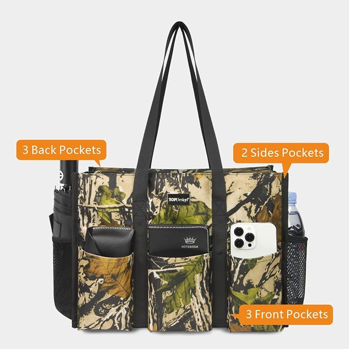 TOPDesign Utility Water Resistant Tote Bag - Image 3