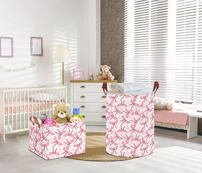 Laundry Hamper, Laundry Basket, Baby Nursery Hamper, Waterproof Storage Bin - Image 3