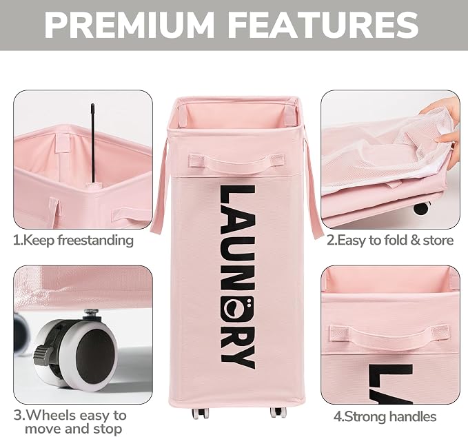 Goodpick Pink Laundry Basket - Image 4