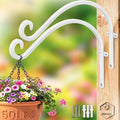 Hanging Plant Brackets Outdoor: 50lbs Weight Capacity by Lifyzoon
