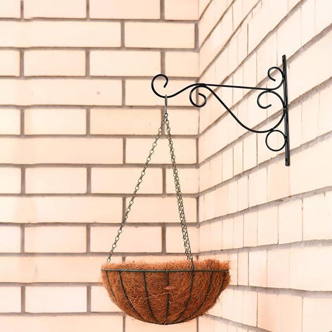 Fasmov 6 Pack Hanging Plant Brackets, Wind Chimes, Ornaments - Image 5