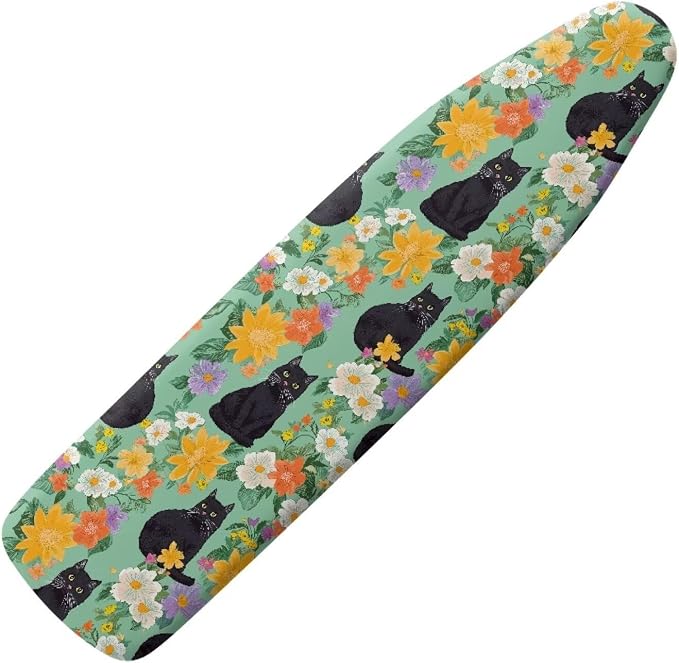 Cat Flowers Ironing Board Covers by Tomeusey