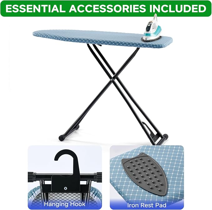 Compact Ironing Board 13 x 43, Iron Board - Image 5