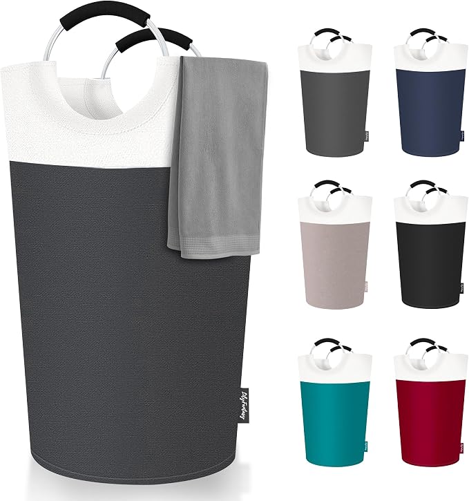 90L Laundry Basket, Collapsible Laundry Hamper by LilyFantasy