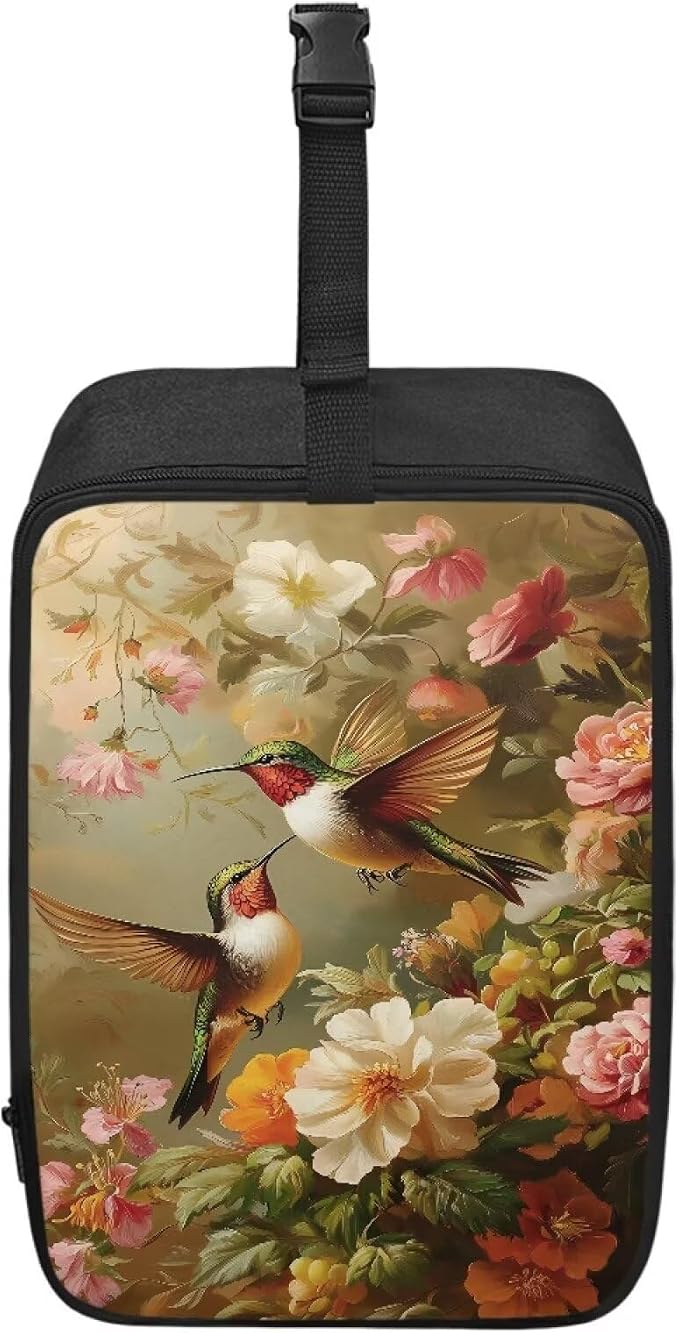 Portable Travel Iron Storage Bag Hummingbird Heavy Fabric Bag by YUVAMAGIMO