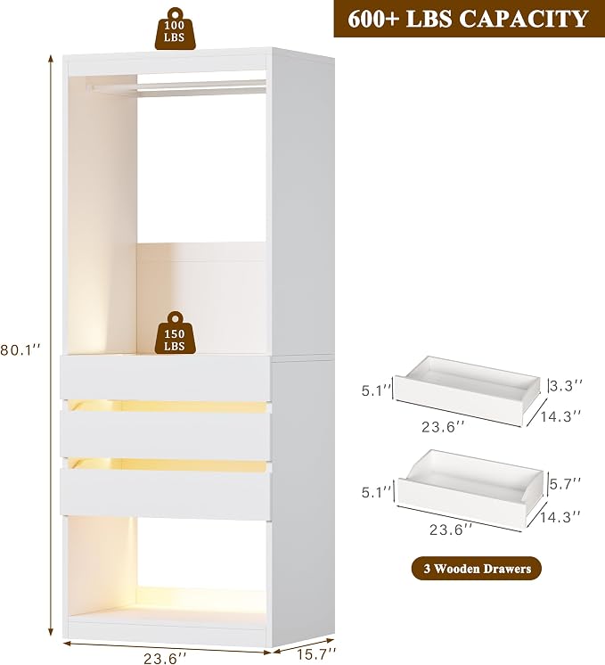 Freestanding 2FT Closet System - Image 8