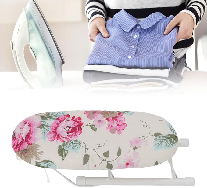 Portable Tabletop Ironing Board Foldable Mini Ironing Board Stable Support - Image 8