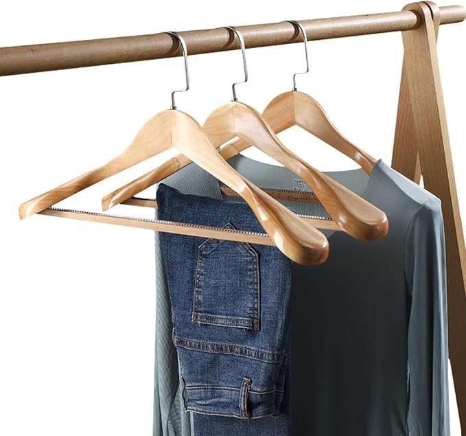 Heavy-Duty Clothes Hanger Wooden Coat - Image 6