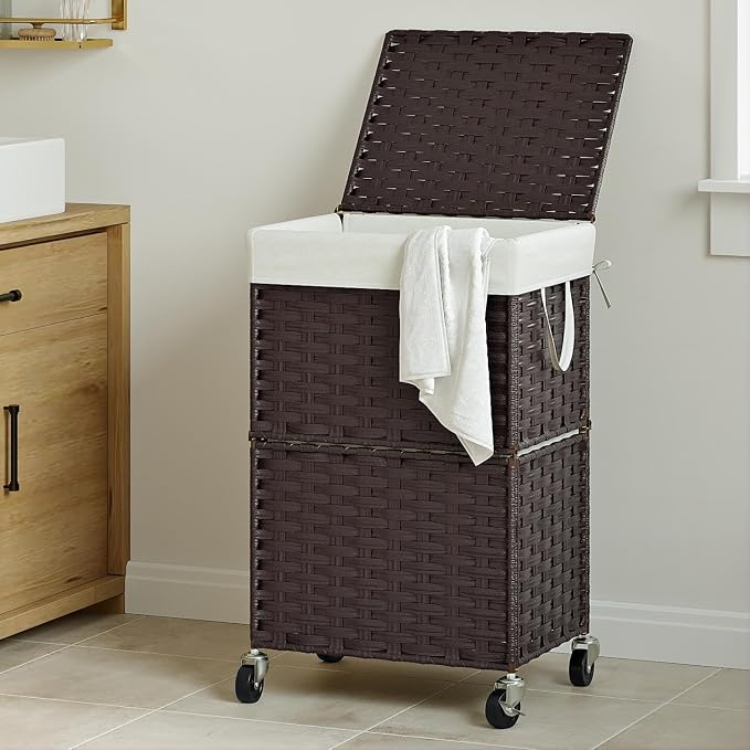 Chrislley 90L Slim Laundry Hamper - Image 2
