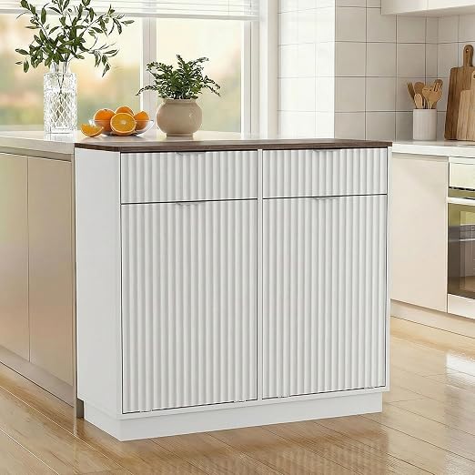 20 Gallon Double Tilt Out Trash Can Cabinet - Image 7