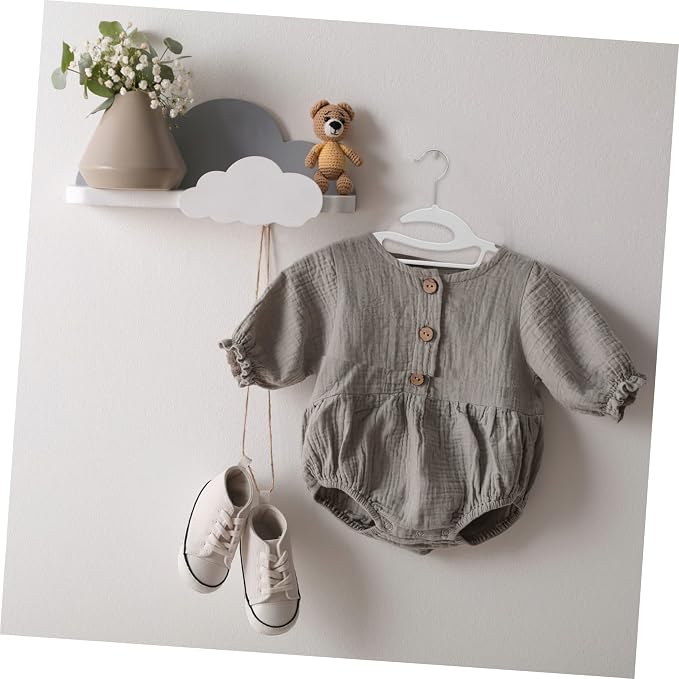 10pcs Extra Wide Space Saving Hangers Heavy Duty Plastic Clothes Hangers - Image 8