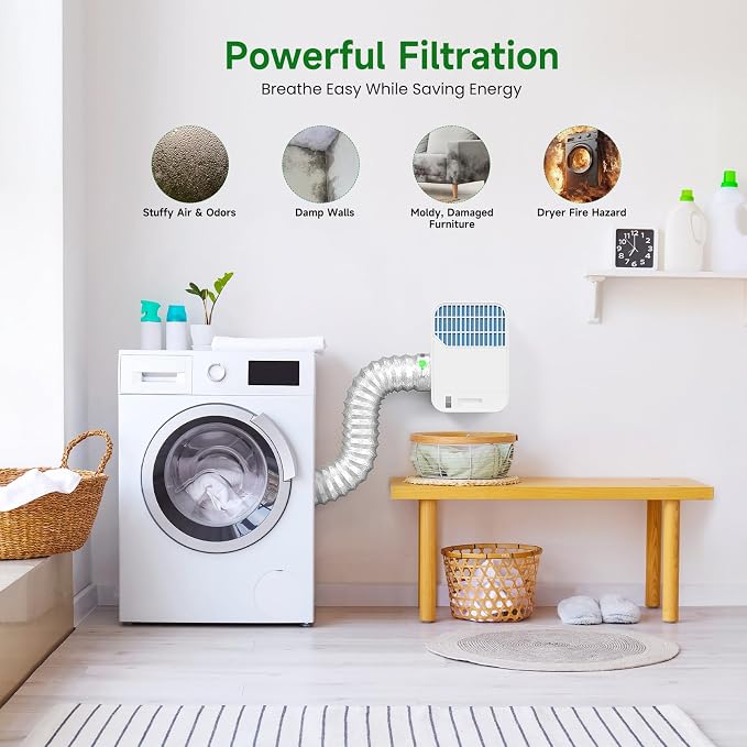 LuckIn 3-in-1 Indoor Dryer Vent Kit - Image 4