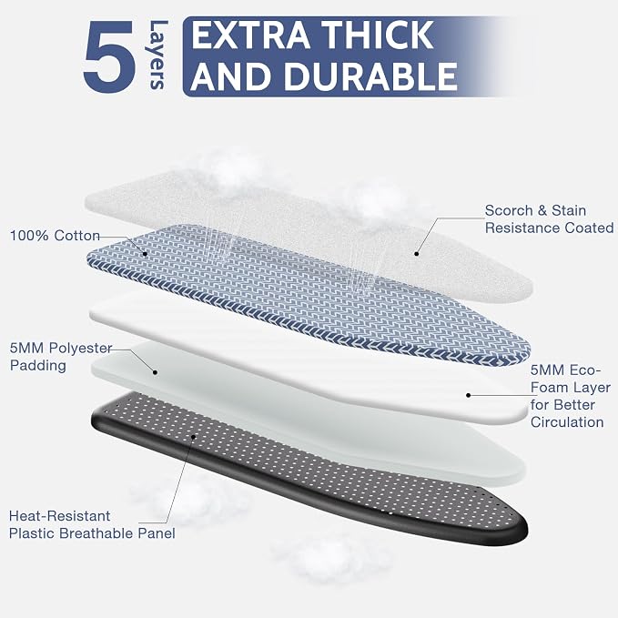 APEXCHASER Ironing Board Full Size, Iron Board - Image 4