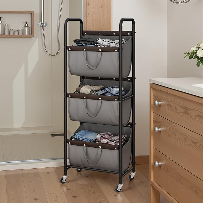 GRANNY SAYS 3 Tier Laundry Sorter, Laundry Hamper - Image 8