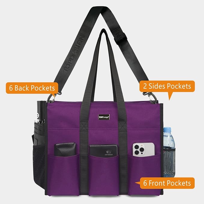 TOPDesign Utility Water Resistant Tote Bag - Image 4