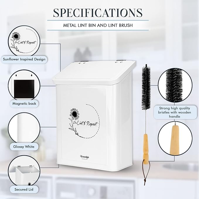 Knowstyle Metal Magnetic Lint Bin - Image 3