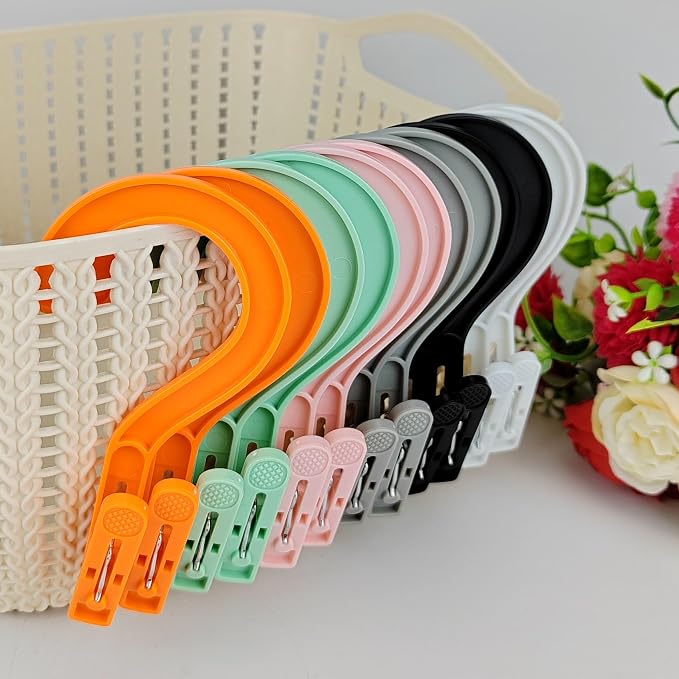 Laundry Hooks Boot Hangers Plastic Clothes Pins Hanger Clips - Image 7