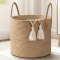 CHICVITA Jute Laundry Basket by CHICVITA